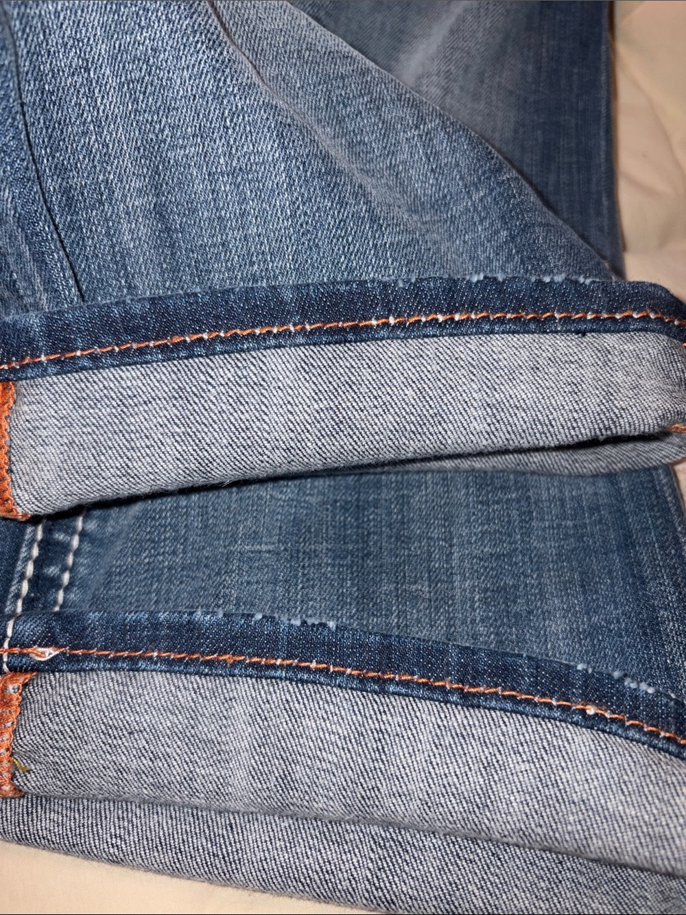 Rock Revival Women's Size 30 Medium Blue Bling Sora Capri Stretchy Denim Jeans - Picture 9 of 11
